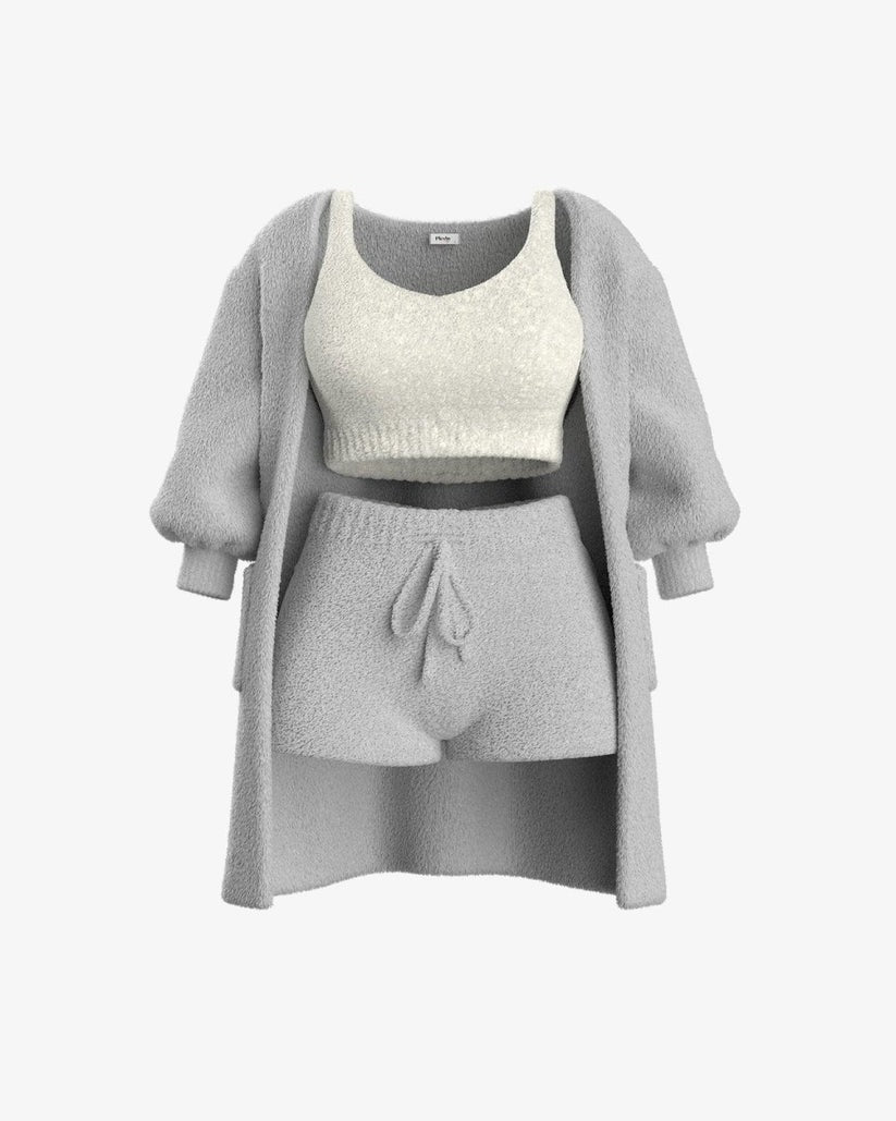 Cozy Pleshy Knit Set