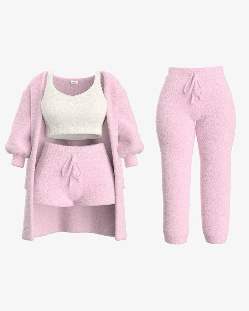 Cozy Pleshy Knit Set