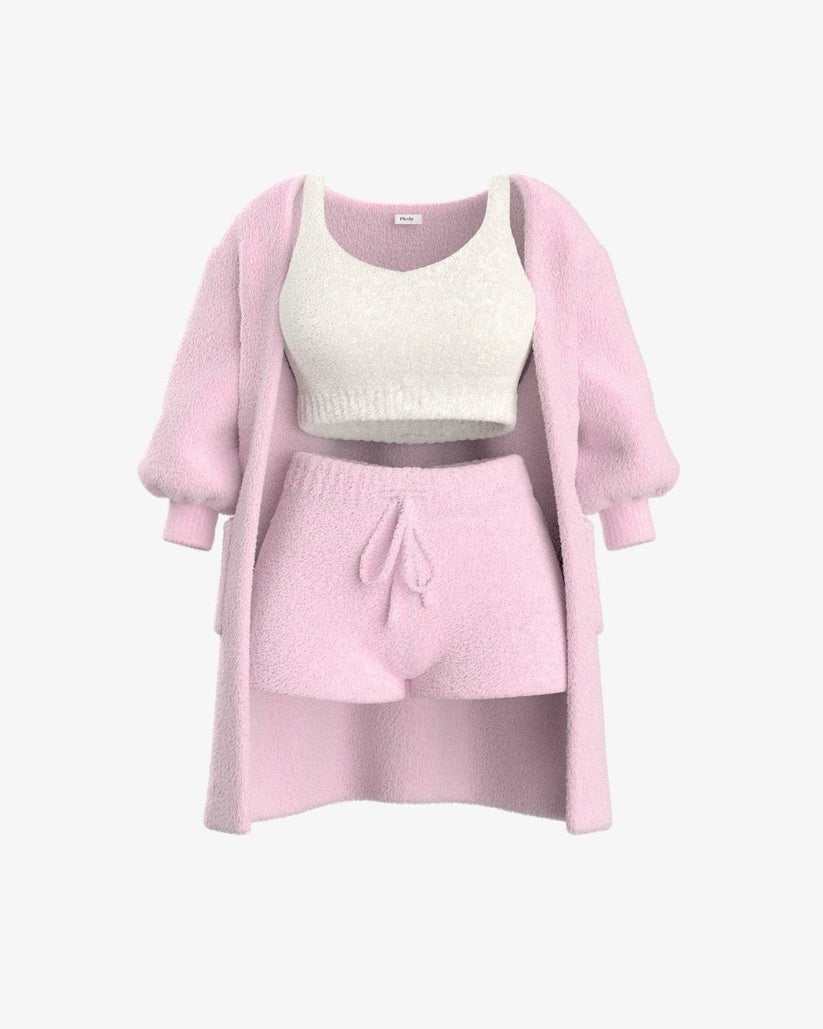 Cozy Pleshy Knit Set