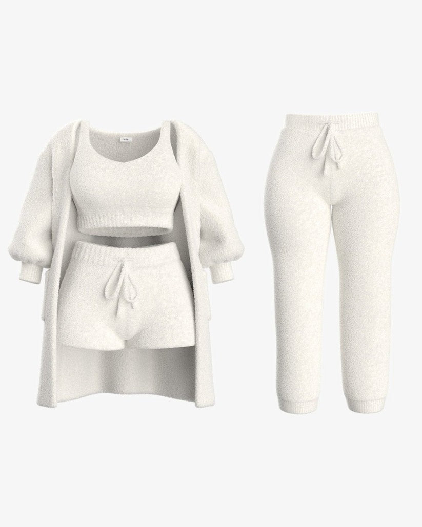 Cozy Pleshy Knit Set